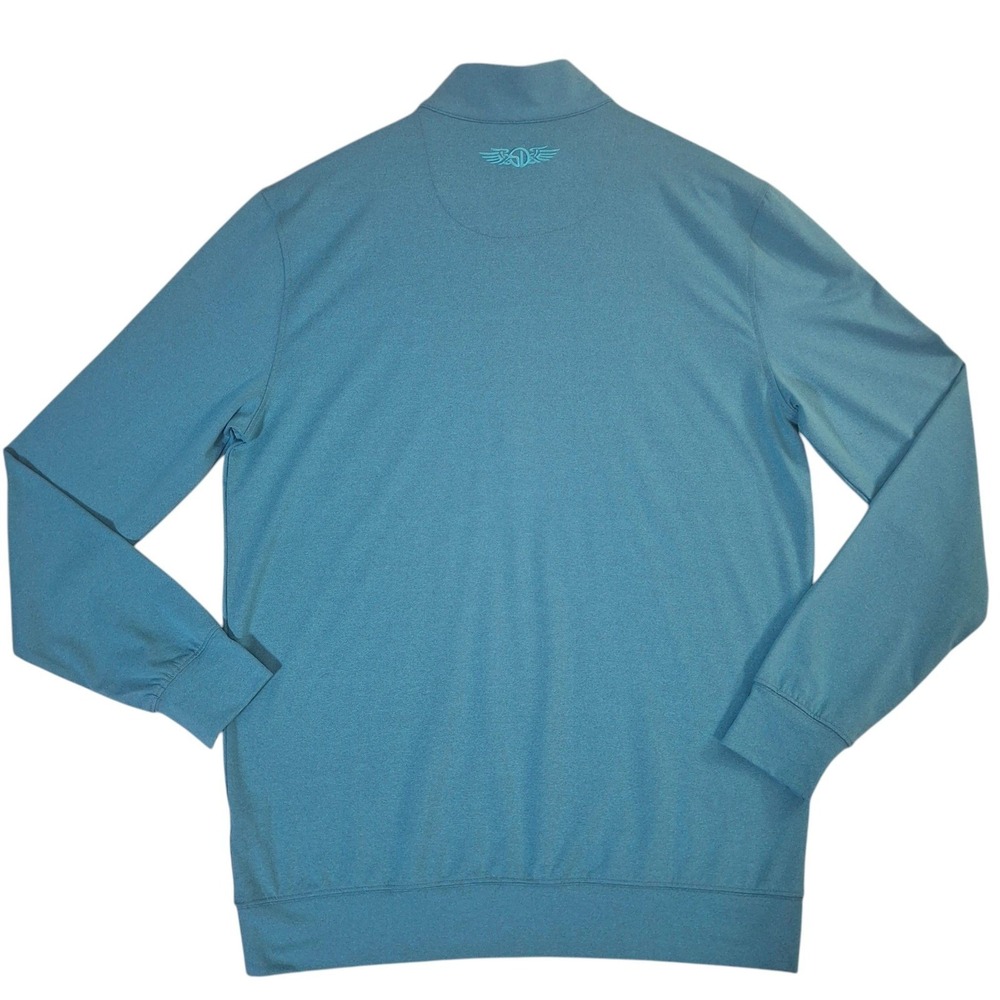 Straight Down Mens US Open LACC 123rd 1/4 Zip Pullover Blue Small Golf - Picture 2 of 10